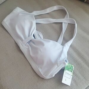 [NEW] White Bikini Beach Babe Top ONLY